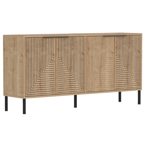 Κονσόλα Vamos Με Ράφια Δρυς Sapphire 150x36x75 εκ. Μελαμίνης