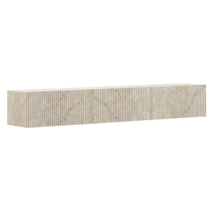 Έπιπλο Τηλεόρασης Mesovouni Επιτοίχιο Με LED Travertine 180x31.4x28.6 εκ. Μελαμίνης