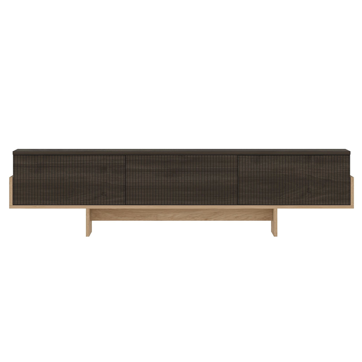 Έπιπλο Τηλεόρασης Vlychada Καρυδί - Δρυς Sapphire 180x30x44.6 εκ. Μελαμίνης - Pakobazaar