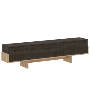 Έπιπλο Τηλεόρασης Vlychada Καρυδί - Δρυς Sapphire 180x30x44.6 εκ. Μελαμίνης - Pakobazaar