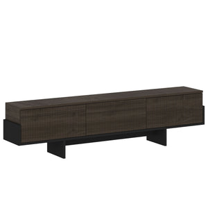 Έπιπλο Τηλεόρασης Vlychada Καρυδί - Μαύρο 180x30x44.6 εκ. Μελαμίνης