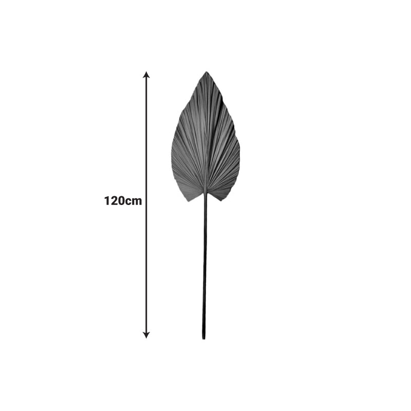 Διακοσμητικό φύλλο Leafen I Inart φυσικό palm leaf 121εκ - Pakobazaar