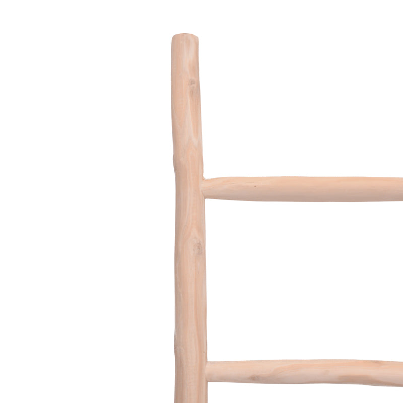 Σκάλα Morjeve  teak ξύλο σε φυσική απόχρωση 50x6x160εκ - Image 2