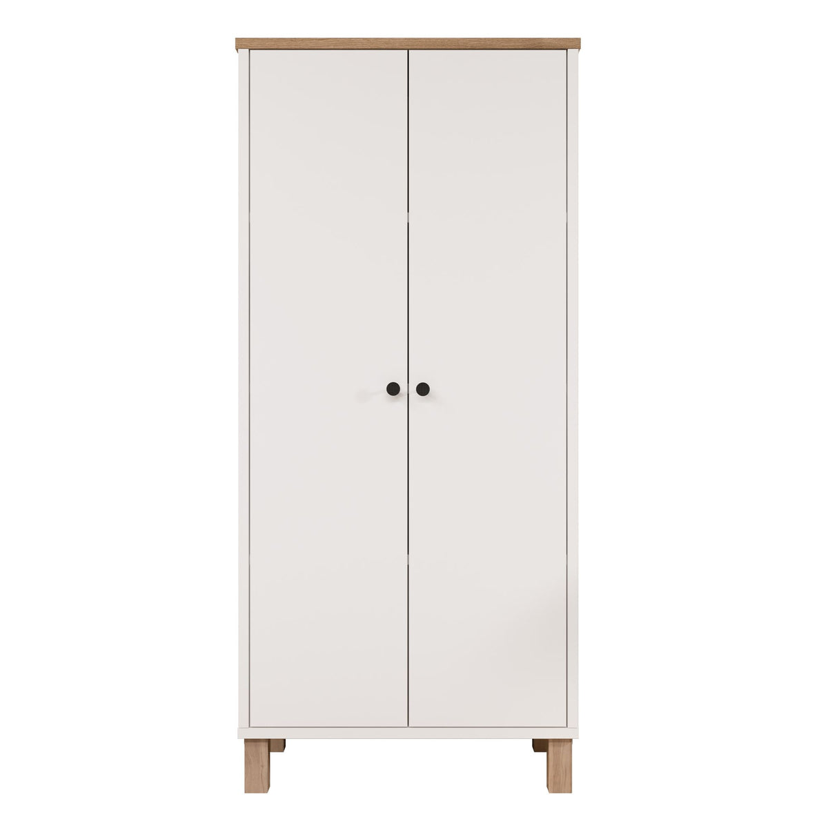 Στήλη Αποθήκευσης Sigri Λευκό - Δρυς 61x33x133.6 εκ. Μελαμίνης