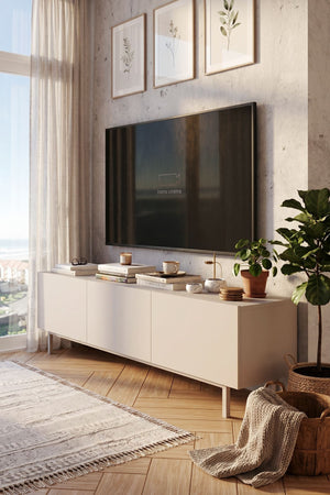 Έπιπλο Τηλεόρασης Papiana Άμμου 180x36.8x47.3 εκ. Μελαμίνης - Pakobazaar