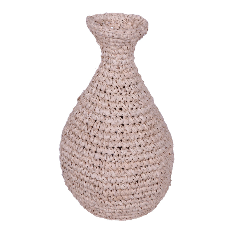 Βάζο Sannery I Inart sisal σε φυσική απόχρωση Φ20x32εκ - Image 1