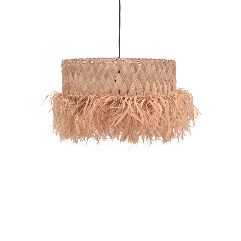 Φωτιστικό οροφής Annhele Inart sisal σε φυσικό χρώμα Φ50x35εκ - Image 1