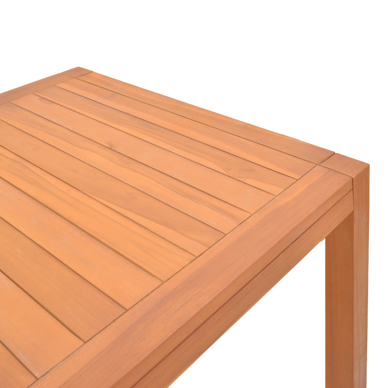 Τραπέζι Vocaly  teak ξύλο σε φυσική απόχρωση 200x100x75εκ - Pakobazaar