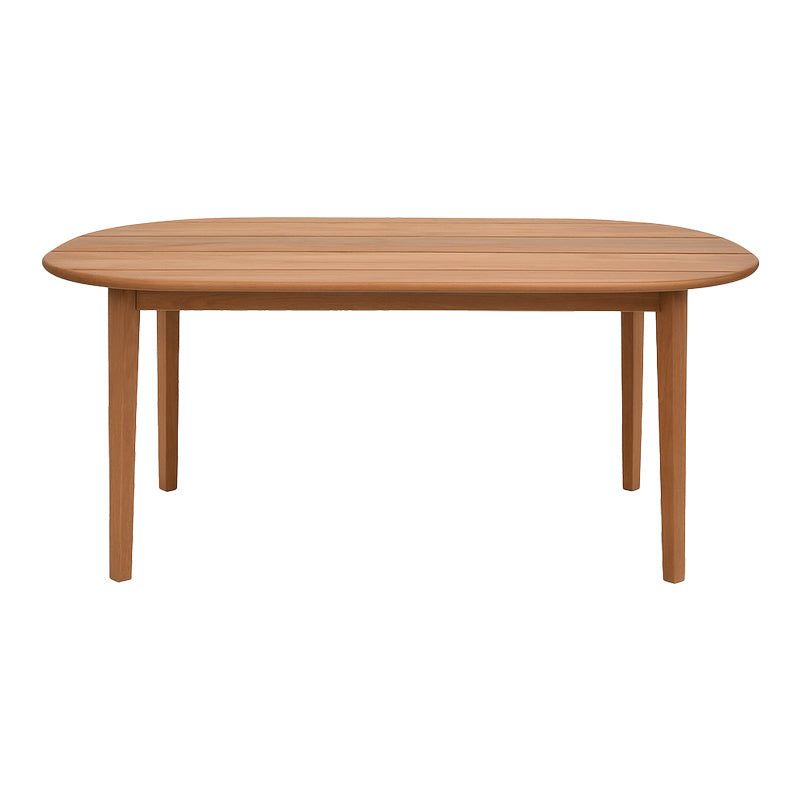 Τραπέζι Skyl  teak ξύλο σε φυσική απόχρωση 190x90x75εκ - Image 4