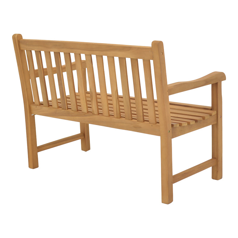 Καναπές Nat  teak ξύλο σε φυσική απόχρωση 120x57x96εκ - Pakobazaar