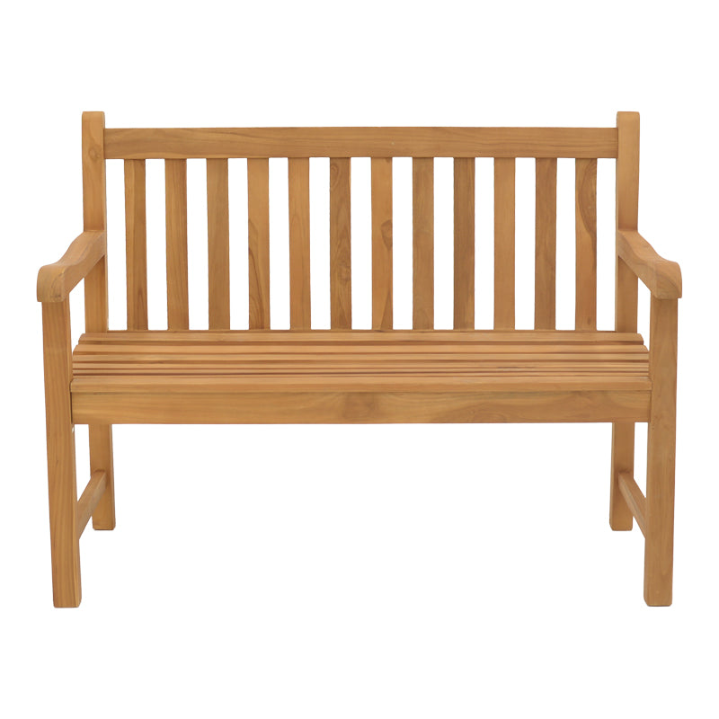 Καναπές Nat  teak ξύλο σε φυσική απόχρωση 120x57x96εκ - Pakobazaar