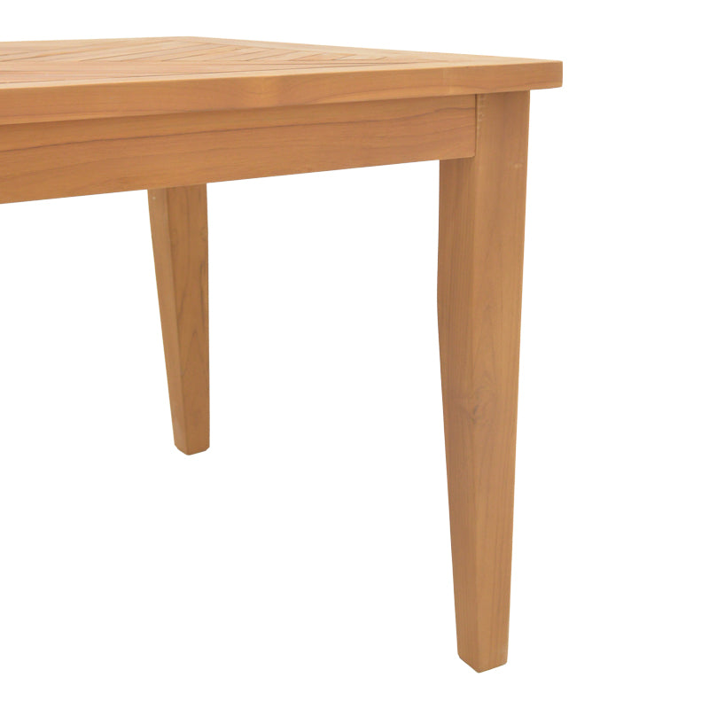 Τραπέζι Mady  teak ξύλο σε φυσική απόχρωση 200x100x75εκ - Image 5