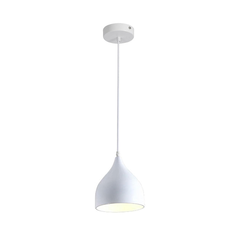 Φωτιστικό οροφής Perce  λευκό μέταλλο Φ17x20εκ - Image 1