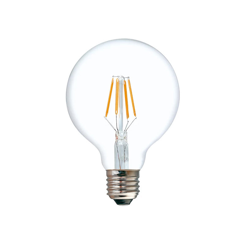 Λαμπτήρας LED G80 Bulb  4W E27 3000K 200-220V clear - Image 1