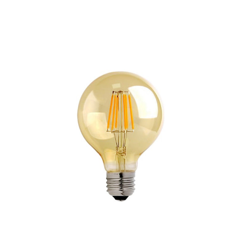 Λαμπτήρας LED G80 Bulb  4W E27 2700K 200-220V amber
