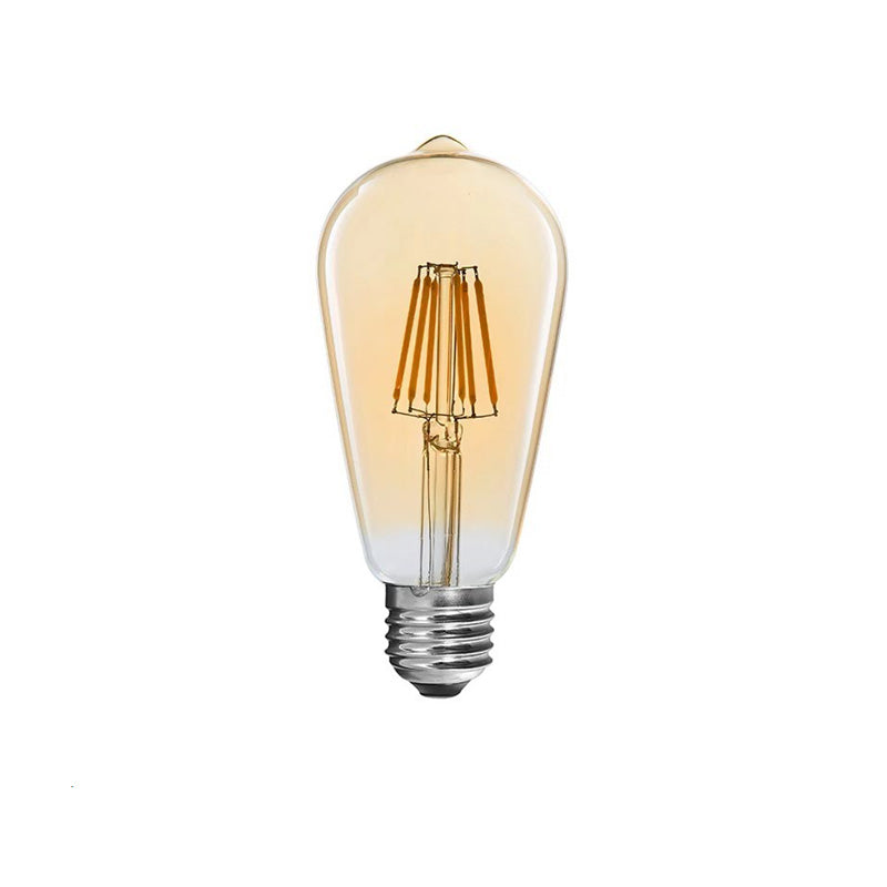 Λαμπτήρας LED ST64 Bulb  4W 3000K E27 2700K amber