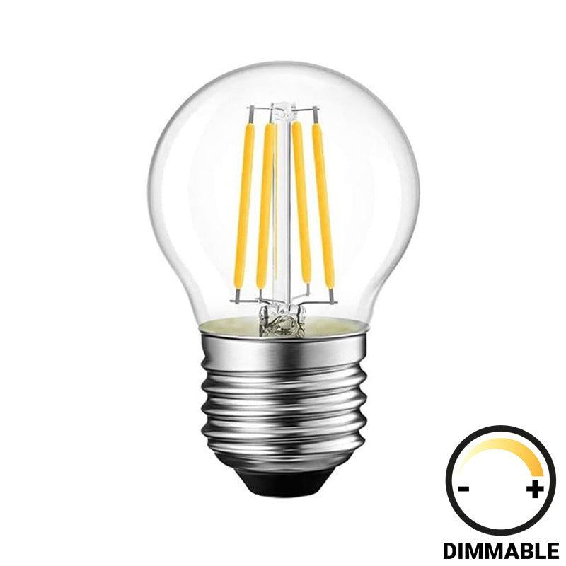Λαμπτήρας LED G45 Bulb  dimmable 6W E27 clear - Image 1