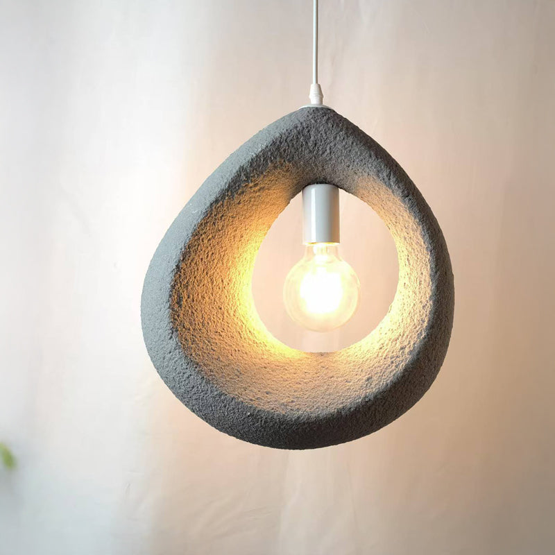 Φωτιστικό οροφής led Ferclyn  E27 ps σε ανοιχτό γκρι 32x24x35εκ - Image 2