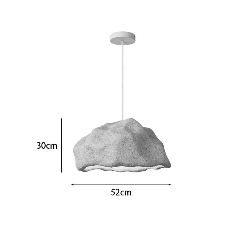Φωτιστικό οροφής led Gkery  E27 ps λευκό Φ52x30εκ - Pakobazaar