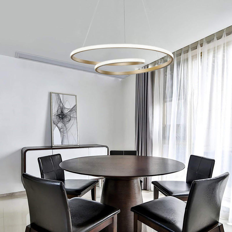 Φωτιστικό οροφής Rexon  led μέταλλο χρυσό Φ49x12εκ - Pakobazaar