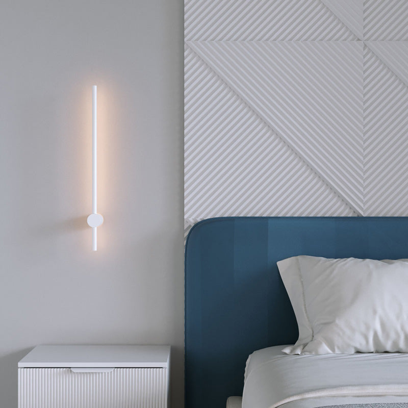 Φωτιστικό τοίχου Eftenbo  led μέταλλο λευκό Φ8x80εκ