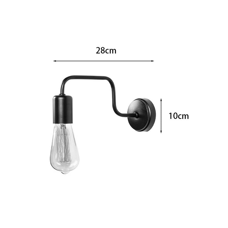 Φωτιστικό τοίχου-απλίκα Kerquin  led μέταλλο μαύρο 28x10x11εκ - Pakobazaar