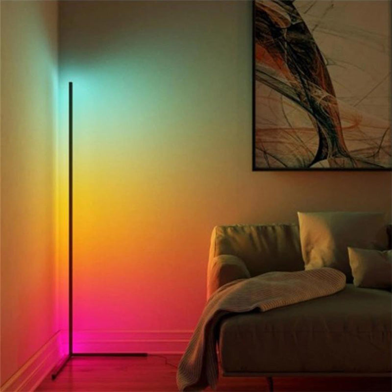 Φωτιστικό δαπέδου Nanek  led μέταλλο μαύρο 30x30x120εκ - Pakobazaar