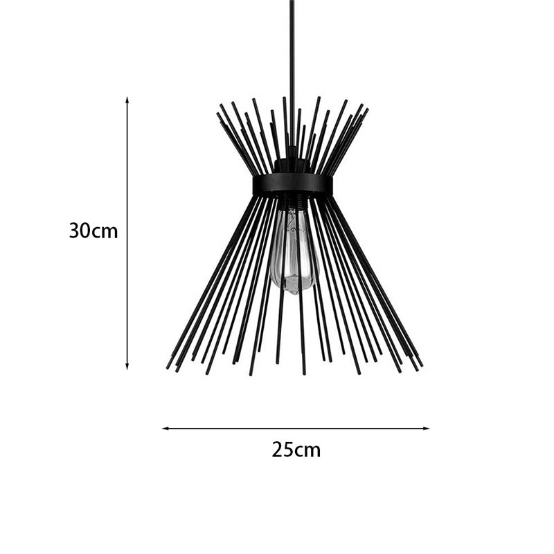 Φωτιστικό οροφής Candle I  E27 μέταλλο μαύρο Φ25x30εκ - Image 3