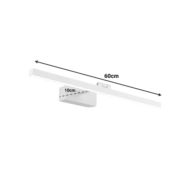 Φωτιστικό τοίχου-απλίκα Debiwen  led μέταλλο λευκό 60x10x6εκ - Pakobazaar