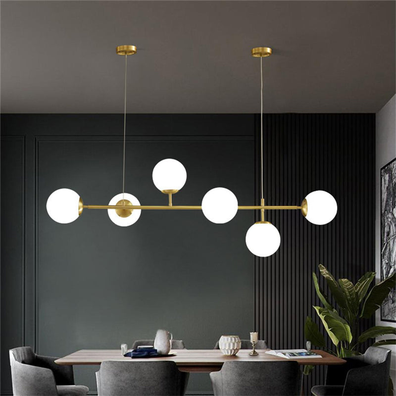 Φωτιστικό οροφής Bemfy  led χρυσό μεταλλικό 120x15x15εκ - Pakobazaar