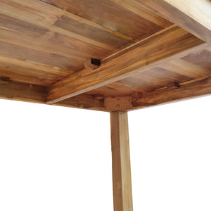 Τραπέζι Wooly  teak ξύλο σε φυσική απόχρωση 220x90x75εκ - Pakobazaar