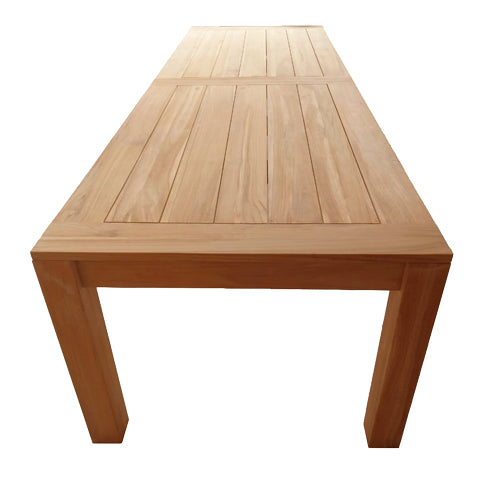 Τραπέζι Pablo  teak ξύλο σε φυσική απόχρωση 300x100x76εκ - Pakobazaar