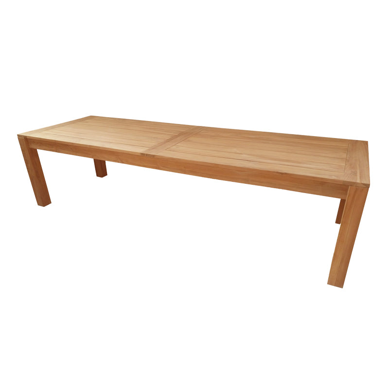 Τραπέζι Pablo  teak ξύλο σε φυσική απόχρωση 300x100x76εκ - Pakobazaar
