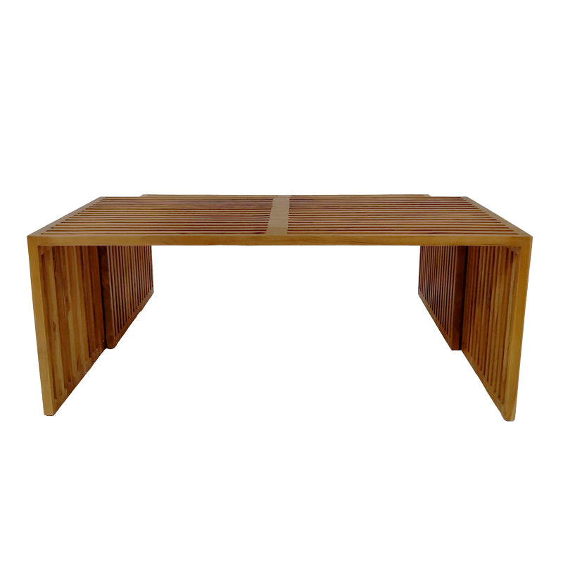 Τραπέζι Tinnie  σετ 2τεμ teak ξύλο σε φυσική απόχρωση - Pakobazaar