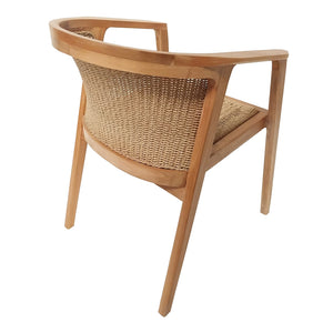 Τραπεζαρία Granny-Kenda Ι  σετ 5τεμ σε φυσική-μπεζ απόχρωση Φ80x75εκ - Pakobazaar