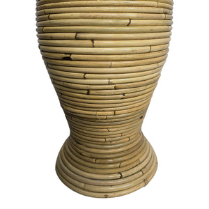 Βάζο Virnia Inart pe rattan σε φυσική απόχρωση Φ40x70εκ - Pakobazaar