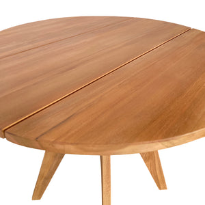 Τραπέζι Cadrada  teak ξύλο σε φυσική απόχρωση Φ80x76εκ - Pakobazaar