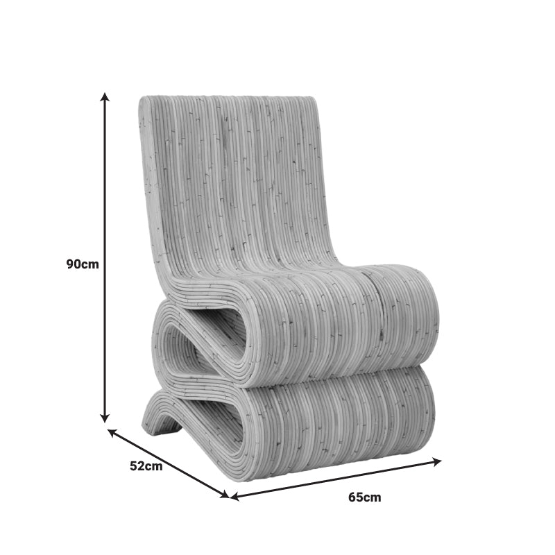 Πολυθρόνα Favorsy  rattan σε φυσική απόχρωση 52x65x90εκ - Pakobazaar