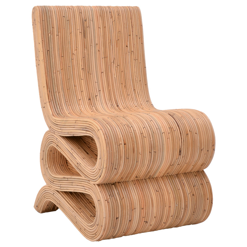Πολυθρόνα Favorsy  rattan σε φυσική απόχρωση 52x65x90εκ - Pakobazaar