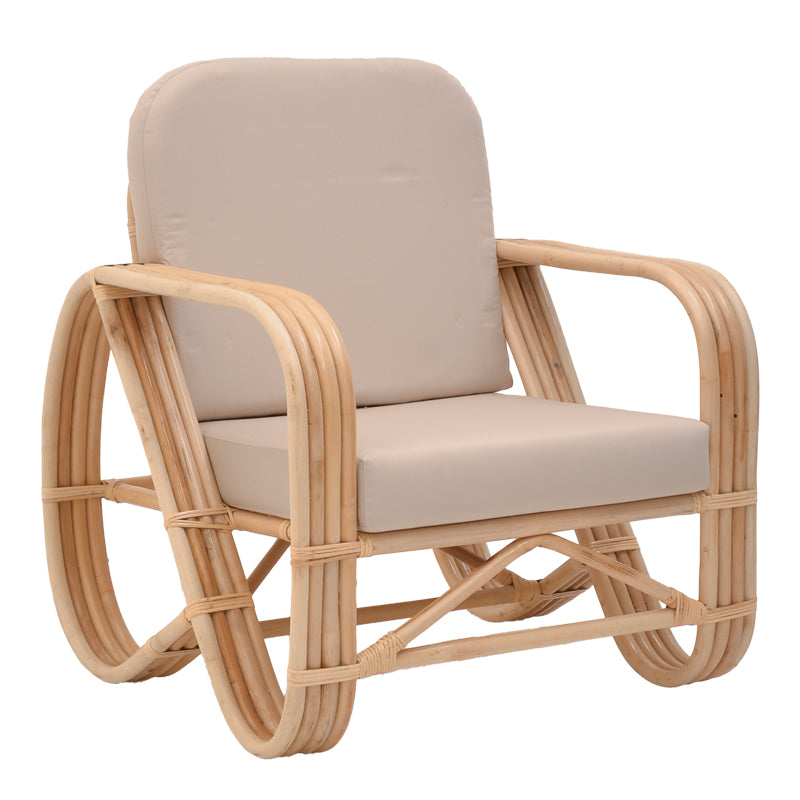 Σαλόνι Relmine-Siderty  σετ 3τεμ rattan σε φυσική απόχρωση - Image 2