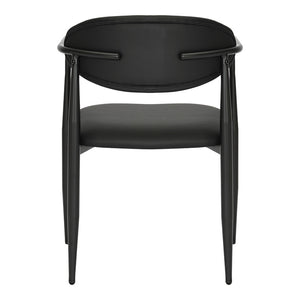 Πολυθρόνα Kalone  pu σε μαύρη απόχρωση 56x55x78εκ - Pakobazaar