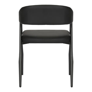 Πολυθρόνα Sezan  pu σε μαύρη απόχρωση 56x55x78εκ - Pakobazaar
