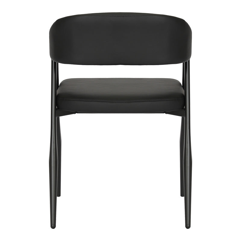 Πολυθρόνα Sezan  pu σε μαύρη απόχρωση 56x55x78εκ - Pakobazaar