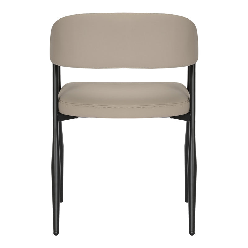 Πολυθρόνα Sezan  pu σε γκρι-μπεζ απόχρωση 56x55x78εκ - Image 6