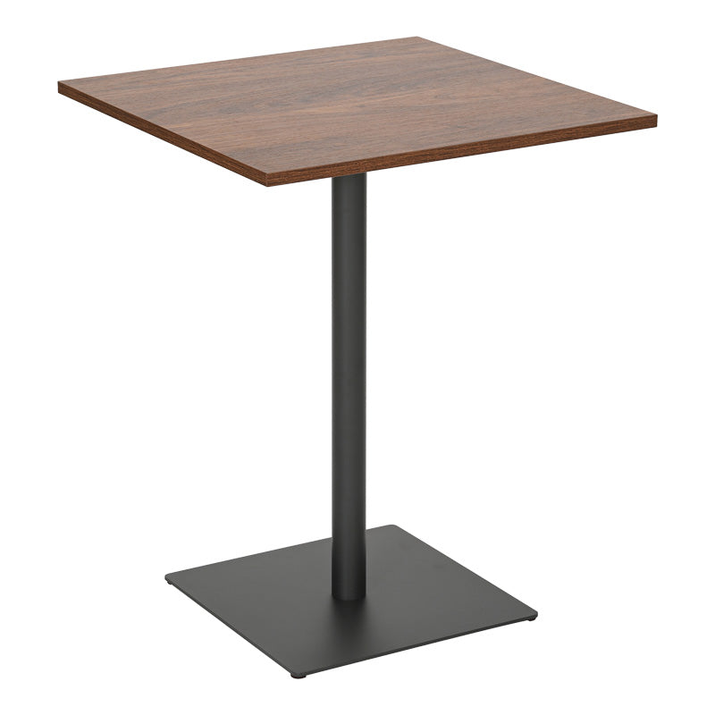 Τραπέζι Nerobian  mdf σε καρυδί απόχρωση 60x60x75εκ - Pakobazaar