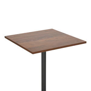 Τραπέζι Nerobian  mdf σε καρυδί απόχρωση 60x60x75εκ - Pakobazaar