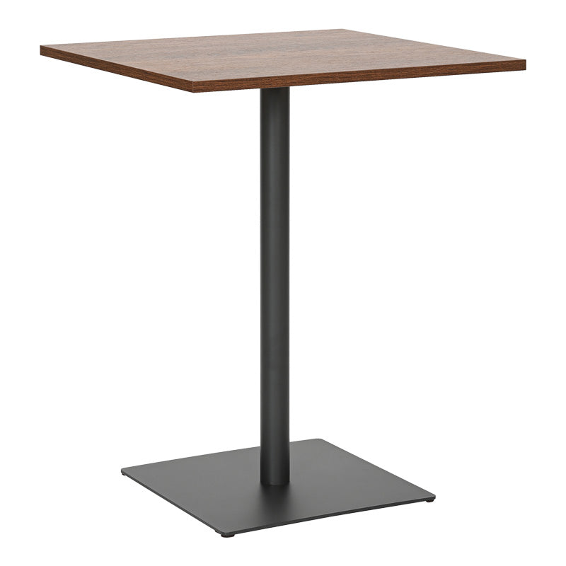 Τραπέζι Nerobian  mdf σε καρυδί απόχρωση 60x60x75εκ - Pakobazaar