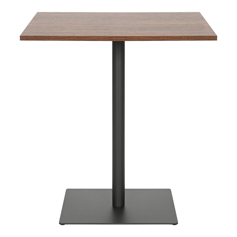 Τραπέζι Nerobian  mdf σε καρυδί απόχρωση 70x70x75εκ - Pakobazaar