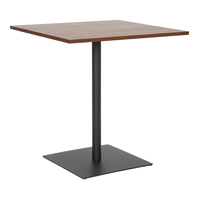 Τραπέζι Nerobian  mdf σε καρυδί απόχρωση 70x70x75εκ - Pakobazaar