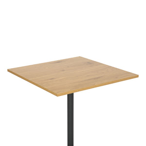 Τραπέζι Nerobian  mdf σε sonoma απόχρωση 70x70x75εκ - Pakobazaar